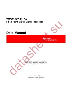 TMS320VC5409ZGU-80 datasheet  